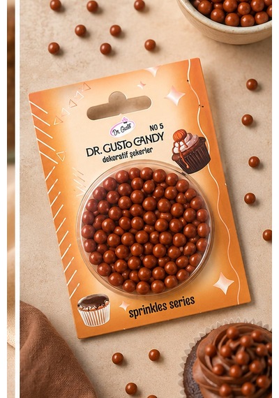 Dr. Gusto Bonbon Draje Bakır Pasta Süsleme Şekeri