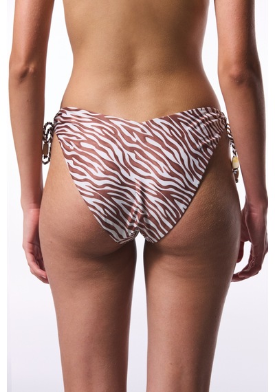 Penti Gale Zebra Desenli V Kesimli Bikini Altı