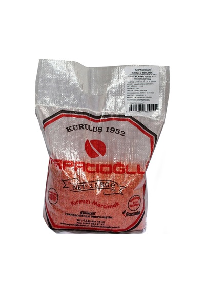 Arpacıoğlu® Kırmızı Yaprak Mercimek 2500 G Naturel