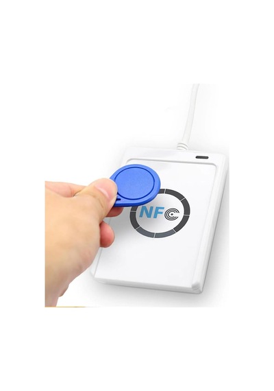 Acr122u 13.56mhz Rfid Okuyucu Yazıcı Usb Kopyalayıcı Nfc Manyetik Kart Anahtarlık Etiket Okuyucu Dvm.101.612
