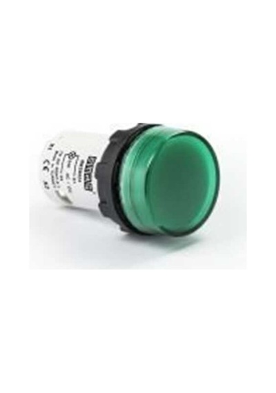 Emas MBSD024Y MB Serisi Plastik LED'li 24V AC/DC Yeşil 22 mm Sinyal