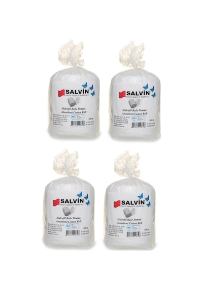 Salvin Hidrofil Rulo Pamuk 4 x 1 KG