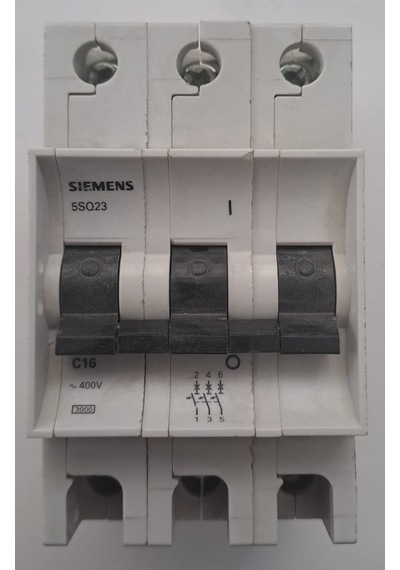 Sıemens 3x16a 3000 Ka C16 Grup Sigorta
