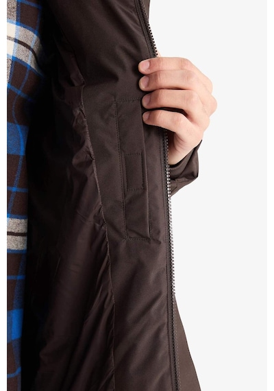 Defacto Su İtici Regular Fit Dik Yaka İç Cepli Fermuarlı Cepli Mont F5711ax25wnbn338 Kahve-bn338