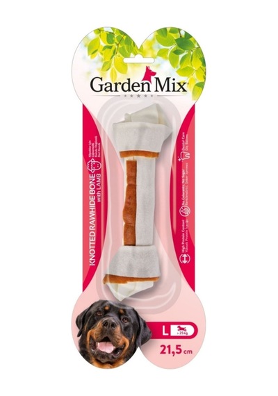 Kuzulu Düğümlü Köpek Kemiği L 21.5cm