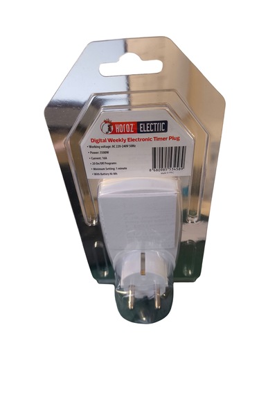 Horoz Timer-2 Dijital Haftalık Zaman Ayarlı Priz 3500w 16a 20 Programlı - Hafıza Bataryalı
