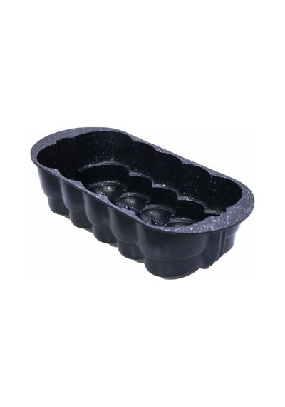 Rss Lav Metal Granit Gül Baton Döküm Kek Kalıbı 33x14x9 Cm Siyah