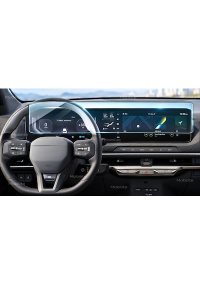 Kia Ev 2 Uyumlu 2026 2027 Model Multimedya Ve Gösterge Panel 9h Nano Ekran Koruyucu