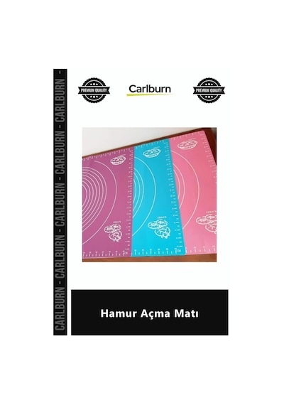 Özel Üretim 50x40 Cm Silikon Silpat Şeker Hamuru Hazırlama Tezgahı Kaydırmaz Mutfak Hamur Açma Matı