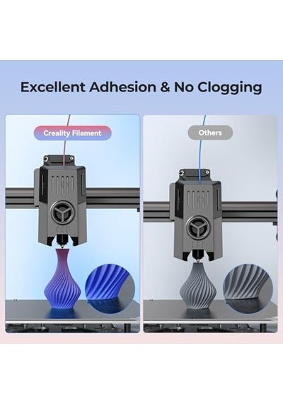 Resmi Creality Upgrade Ender 3d Yazıcı Filamenti, Siyah Pla+ Filamenti 1,75 Mm, 1 Kg Makara 1,0 Kg , Doğruluk +/- 0,02 Mm, 3d Baskı Filamenti, Güçlü Dayanıklılık, Vakumlu Ambalaj, Çevre Dostu
