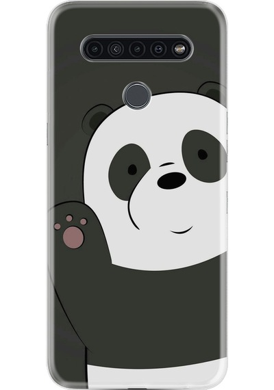 LG Uyumlu K61 Kılıf Desenli Hello Panda 1709