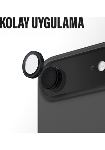 Hoops Samsung Uyumlu Galaxy Z Fold6 Siyah Kamera Lens Koruyucu