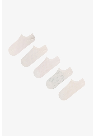 Penti Everyday Çizgili 5 Çift Sneaker Çorap Çok Renkli