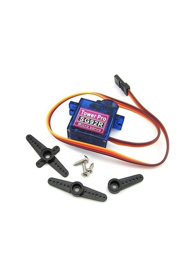 Tower Pro Sg92r 12gr Micro Servo Motor 2.5kg 4,8v Plastik Dişli Dijital Dıy Robot Rc Uçak Rc Araba