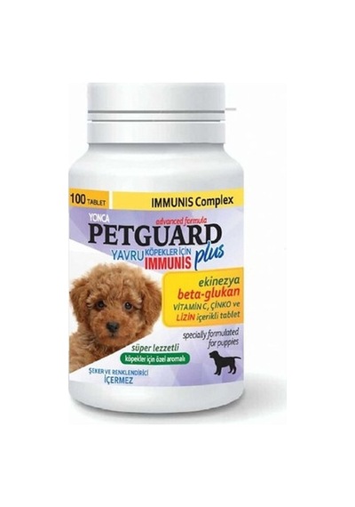 Petguard Yavru Köpek Immunis Plus 100 Tablet
