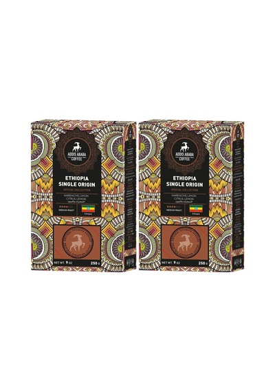 Etiyopya Single Origin Kahve 2x250 Gr. Kavrulmuş Çekirdek Aeropress
