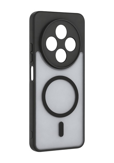 Xiaomi Redmi 14c Loji Magsafe Kapak - Siyah Çok Renkli