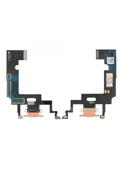 Teknonet Apple Uyumlu iPhone Xr Filmli Şarj Soketi - Mercan -