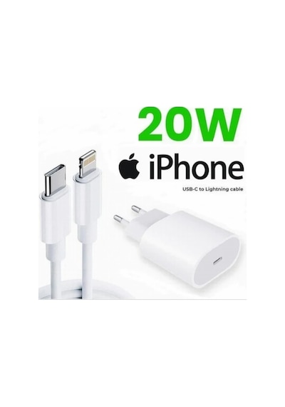 20W Hızlı Şarj Aleti Seti Usb C Kablo (539442918)