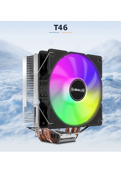 Bubalus Intel-amd Siyah 120mm 140w Kule Tipi İşlemci Soğutucu B-t46