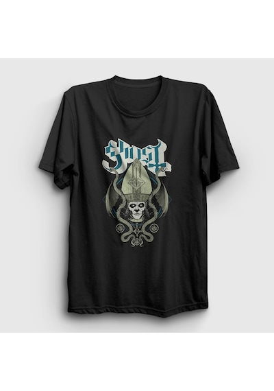 Presmono Unisex Snakes Ghost T-shirt Siyah