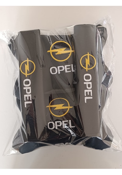 Opel Uyumlu Oto Boyun Yastığı +emniyet Kemer Pedi+kapı Tutma Kolu Koruyucu Sarı