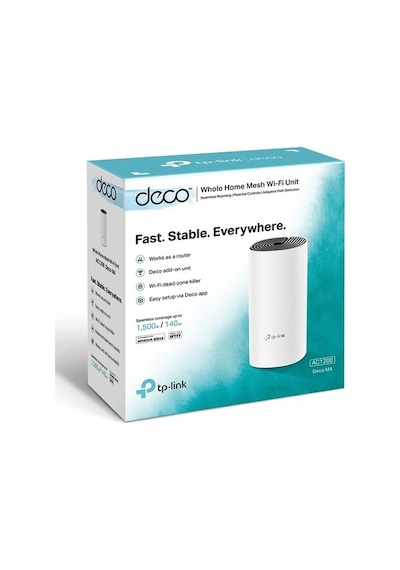 TP-Link Deco M4 1200 Mbps 5 GHz Wi-Fi Mesh Sistemi