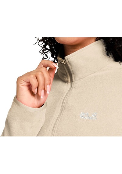 Jack Wolfskin Taunus 100 Hz W Kadın Outdoor Çeyrek Fermuarlı Polar Üst A65801-a0084 Bej