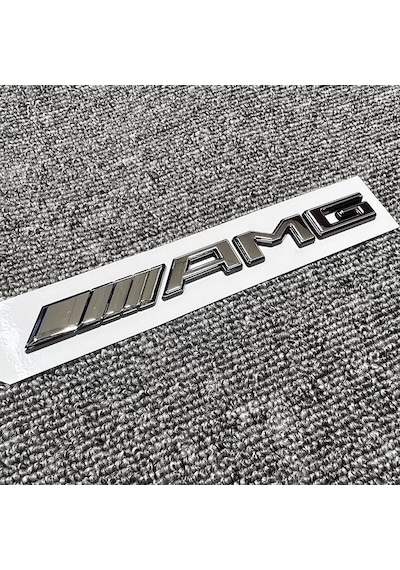 Mercedes Glk Serisi Uyumlu Piano Black Amg Bagaj Yazısı 3m 3d Abs
