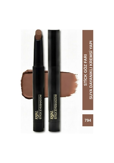 Long Lasting Suya Dayanıklı Eyeshadow Stick Göz Farı - 794 Kahverengi - Kalıcı, Kremsi Kalem Far