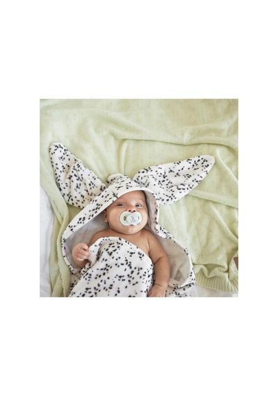 Kapüşonlu Havlu Dalmatian Dots White Diğer