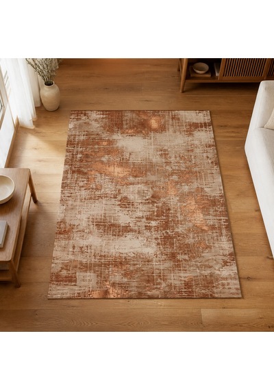 Kartela Halı Alea Halı Jüt Taban Dokuma Halı Bakır - 120 X 180 Cm