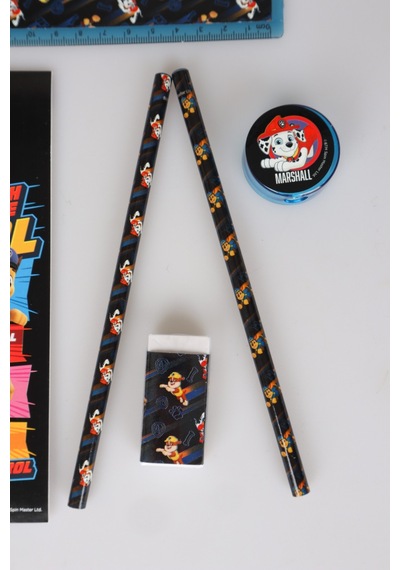 X Dekomus Lisanslı Paw Patrol Rescue Crew Collection 6'lı Kırtasiye Seti Not Defteri,2 Adet Kurşun Kalem,cetvel,silgi,kalemtraş Diğer