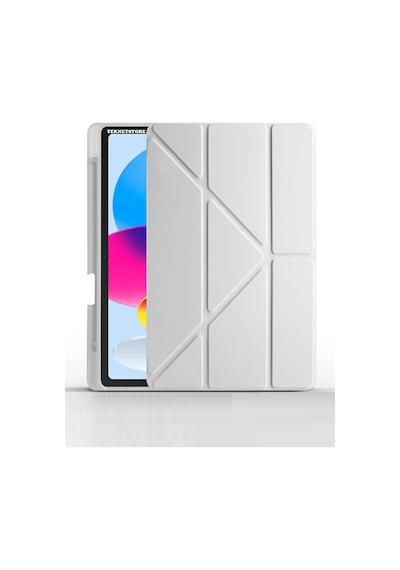 Apple Uyumlu iPad 10. Nesil Kılıf/ekran Koruyucu/kalem Seti Silikon Arka Kapak Stand Olan Uyku Modlu Case Kapaklı Kılıf