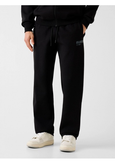 Guess Lauro Düz Paça Erkek Siyah Eşofman Altı Z6rb15k1971-jblk Siyah