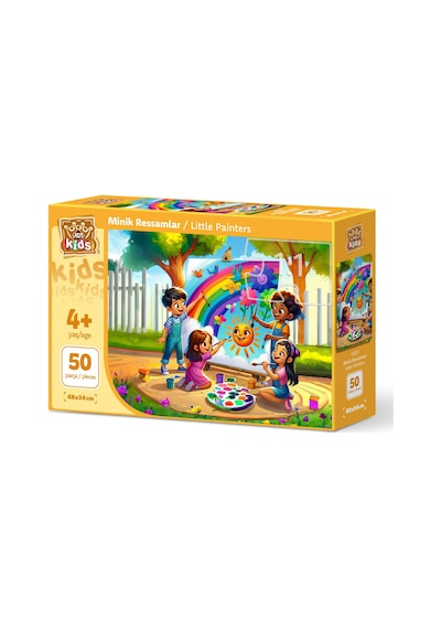 Art Çocuk Minik Ressamlar 50 Parça Puzzle