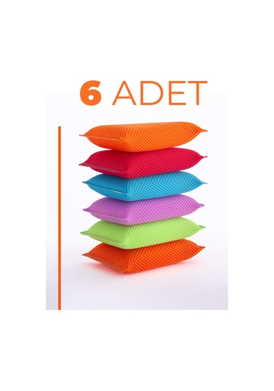 Petek Dokulu Bulaşık Süngeri Sihirli Pratik Sünger 14x8 - 6 Adet