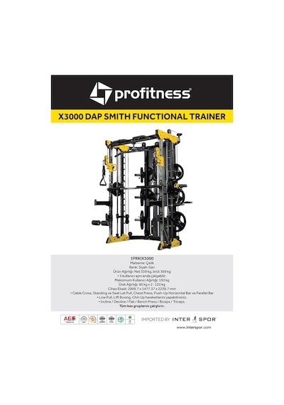 Profitness X3000 Dap Smith Functional Trainer