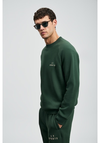 Lufian Sıgma Erkek Sweatshirt Çimen Yeşili Çimen Yeşili 112030186100611 Yeşil