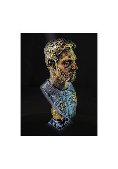 Eselya3d Messi Büst -barcelona Lionel Messi Figür - Messi Hediye Biblo -15cm