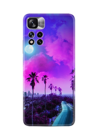 Xiaomi Redmi Note 11 Pro Plus 5g Kılıf Resimli Desenli Silikon Platinium Series Purple Way 1843
