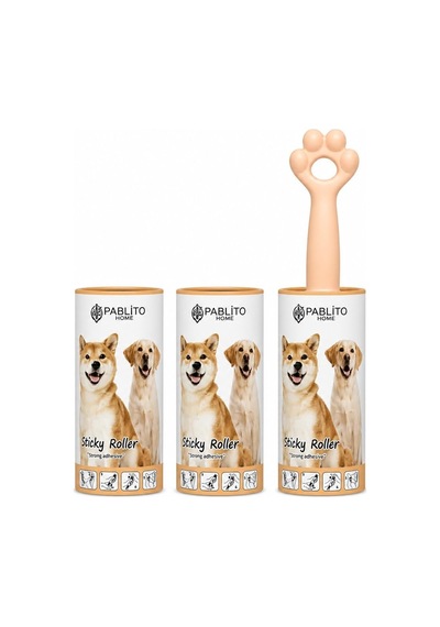 Sticky Roller Tüy Toplayıcı Rulo Seti 1 Ana Sap + 2 Yedek Rulo, Güçlü Yapışkan Yüzey, Ev Ve Araç Kullanım Diğer