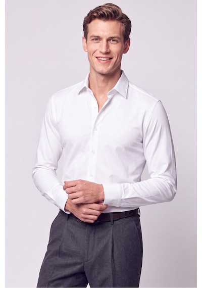 Slim Fit Pamuklu Beyaz Gömlek G 1607