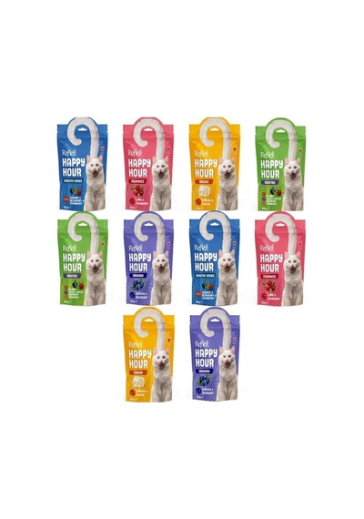 Reflex Plus Happy Hour Kedi Ödülü 60 Gr Karışık Lezzetli Çeşitler 10 Adet Yetişkin Kediler İçin