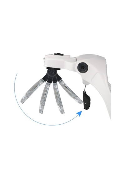 Urbannest Lens 1.0x-3.5x Ayarlanabilir Braket Kafa Bandı Gözlük Büyüteç 2 Led Işıklı Büyüteç Aracı, Görüşü İyileştirin