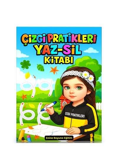 Çizgi Pratikleri Yaz-sil Kitabı 2-6 Yaş