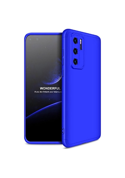 Huawei P40 Pro Kılıf Zore Ays Kapak Mavi