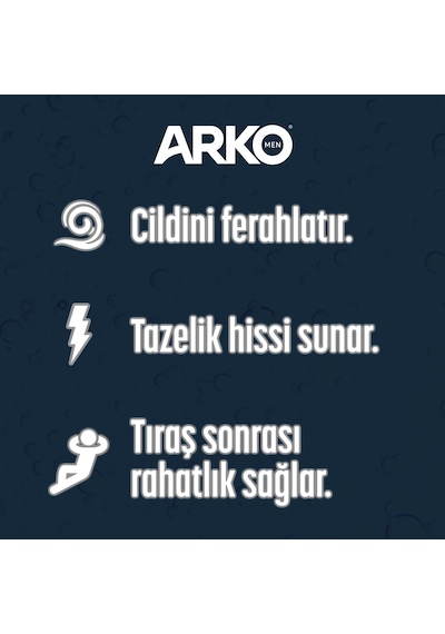 Arko Men Platinum Tıraş Sonrası Kolonya 4 x 255 ML