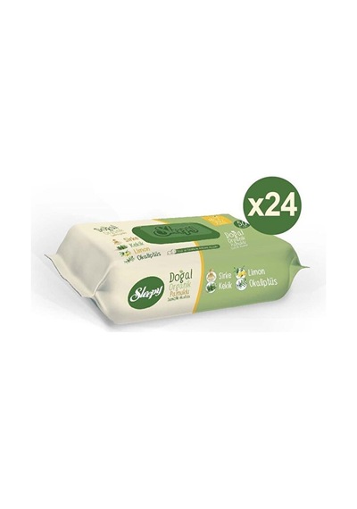Sleepy Doğal Organik Pamuklu Temizlik Havlusu 24 Yaprak 50 Paket