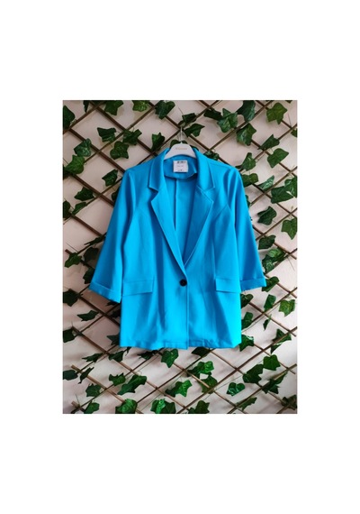 Çınar Boutique Blazer Ceket Mavi Mavi